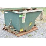 DUMPING HOPPER [RIGGING FEE FOR LOT #1725 - $25 USD PLUS APPLICABLE TAXES]