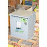 REX 37.5KVA/480-240-120V/3PH/60HZ TRANSFORMER [RIGGING FEE FOR LOT #1479 - $25 USD PLUS APPLICABLE