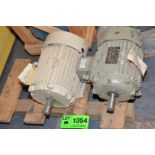 LOT/ (2) ELECTRIC MOTORS [RIGGING FEE FOR LOT #1354 - $25 USD PLUS APPLICABLE TAXES]