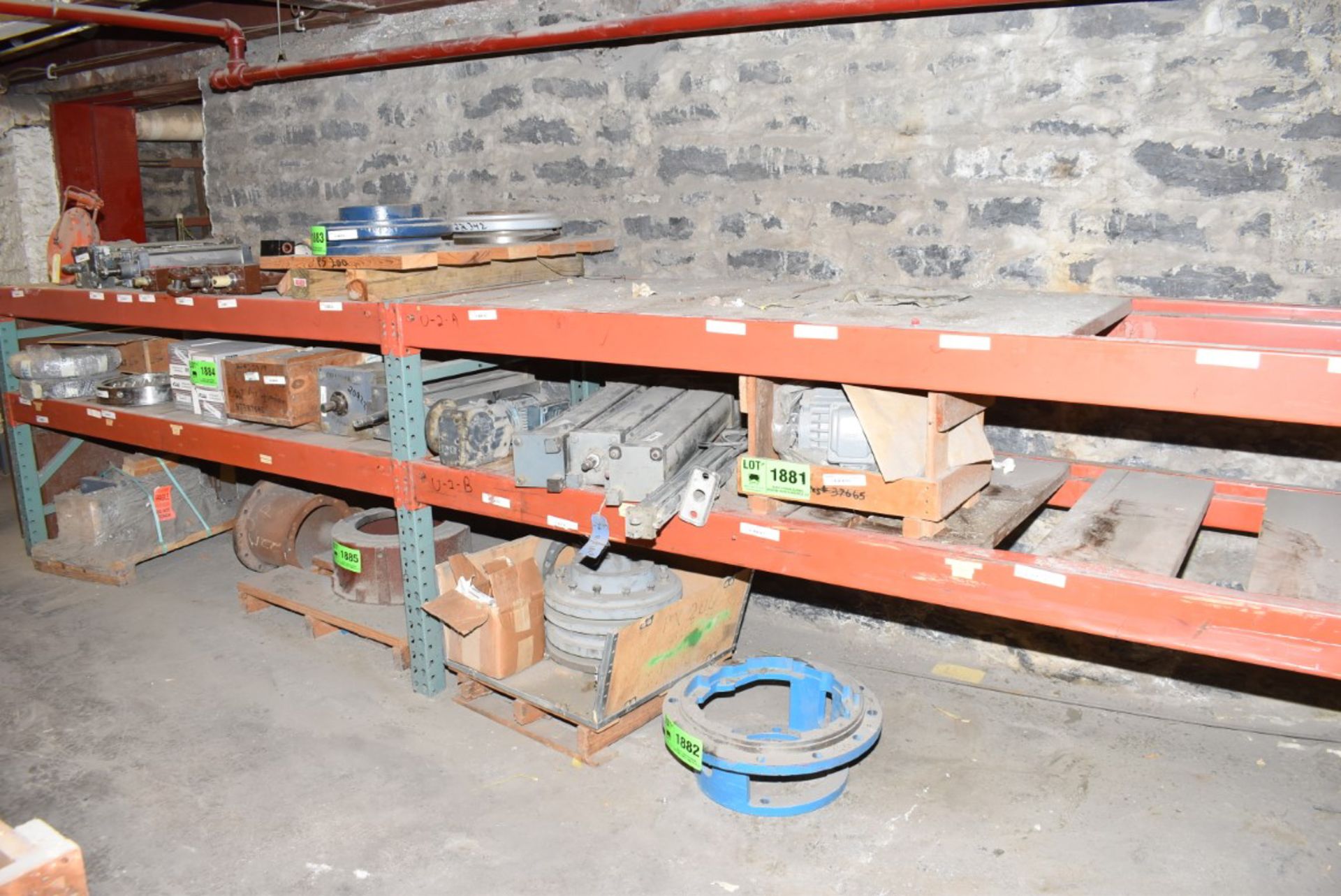 LOT/ (9) SECTIONS OF ADJUSTABLE PALLET RACKING (CONTENTS NOT INCLUDED) (DELAYED DELIVERY) - Image 3 of 7