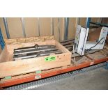 LOT/ CONTENTS OF SHELF - INCLUDING HEAVY DUTY CHUCK SHAFTS, SURPLUS EQUIPMENT [RIGGING FEE FOR