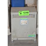 EPS 15KVA/480-240V/3PH/60HZ TRANSFORMER (CI) [RIGGING FEE FOR LOT #1246 - $50 USD PLUS APPLICABLE