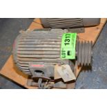 TOSHIBA 15 HP 1760 RPM 460V ELECTRIC MOTOR [RIGGING FEE FOR LOT #1317 - $25 USD PLUS APPLICABLE