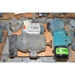 LOT/ (6) ELECTRIC MOTORS UNDER 10 HP [RIGGING FEE FOR LOT #1284 - $25 USD PLUS APPLICABLE TAXES]