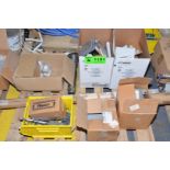 LOT/ SKID WITH PARTS - ELECTRICAL, HYDRAULIC, MECHANICAL AND ELECTRONIC PARTS, REMNANTS AND