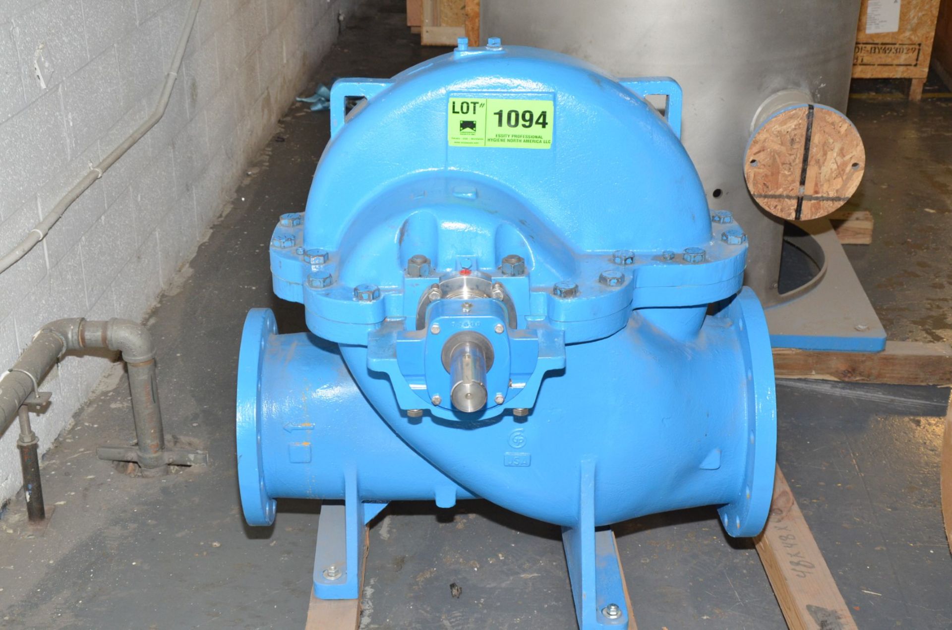 GOULDS FAN PUMP WITH 10" INLET I.D., 12" OUTLET I.D. [RIGGING FEE FOR LOT #1094 - $25 USD PLUS - Image 2 of 5