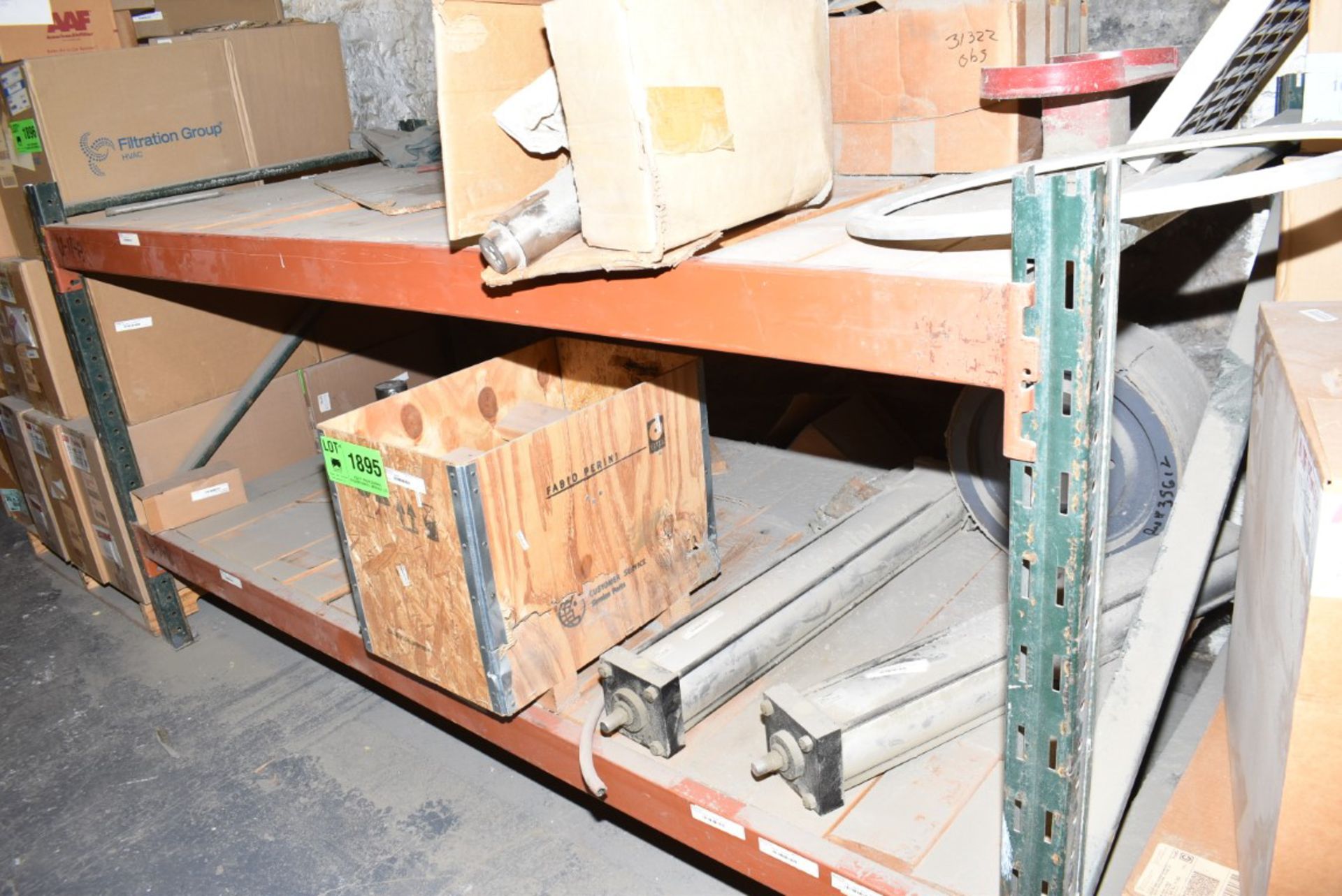LOT/ (9) SECTIONS OF ADJUSTABLE PALLET RACKING (CONTENTS NOT INCLUDED) (DELAYED DELIVERY) - Image 6 of 7