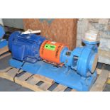 SUMMIT 2196MTO STAINLESS STEEL CENTRIFUGAL PUMP SIZE 4X6-13 WITH 50 HP ELECTRIC DRIVE MOTOR, S/N