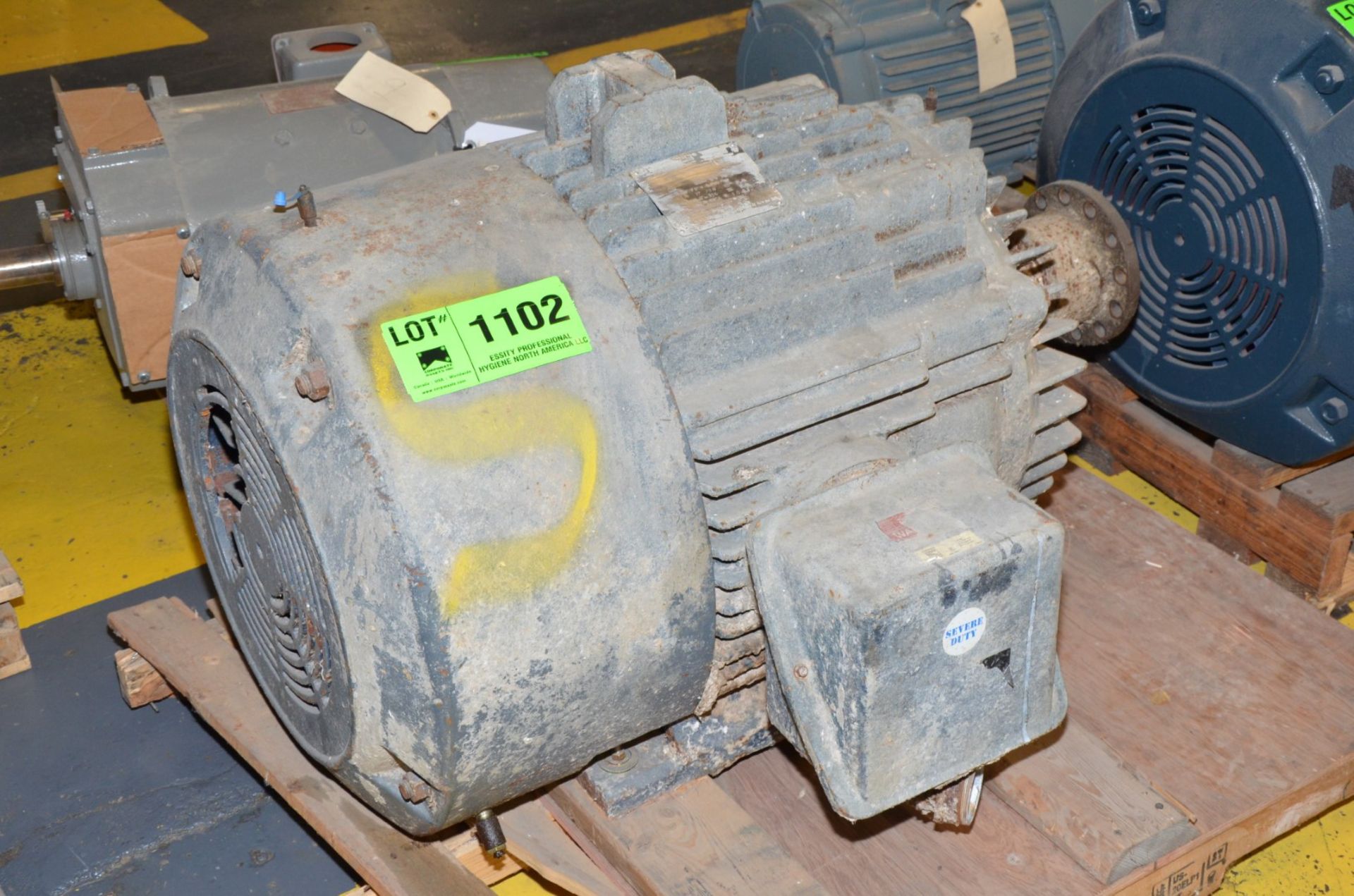 MARATHON 100 HP 460V 1780 RPM ELECTRIC MOTOR [RIGGING FEE FOR LOT #1102 - $25 USD PLUS APPLICABLE