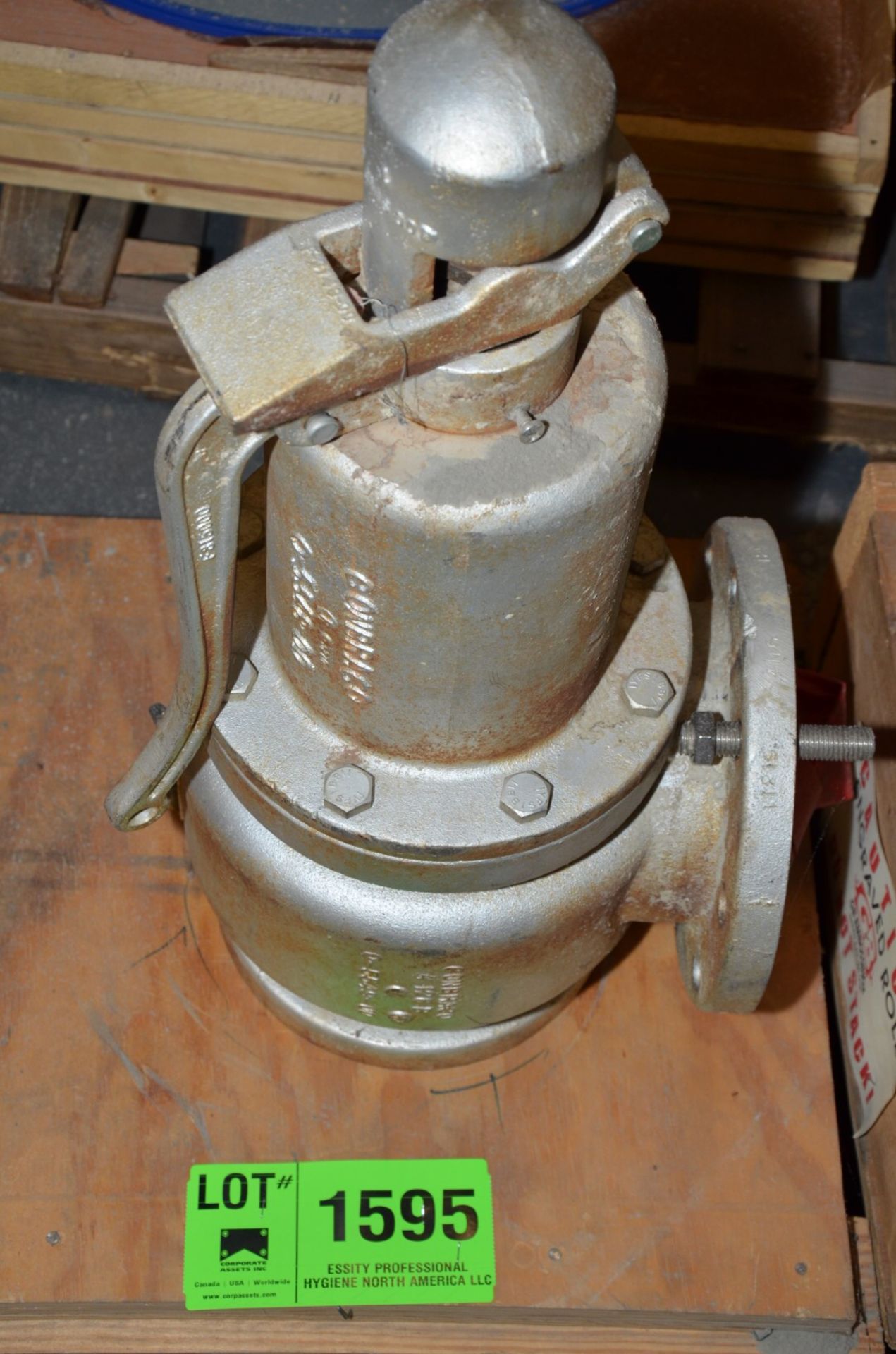 EMERSON SAFETY RELIEF VALVE [RIGGING FEE FOR LOT #1595 - $25 USD PLUS APPLICABLE TAXES]