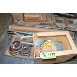 LOT/ SKID WITH PARTS - SHAFTS AND ROLLERS [RIGGING FEE FOR LOT #1172 - $25 USD PLUS APPLICABLE