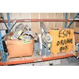 LOT/ CONTENTS OF SHELF - INCLUDING ALUMINUM CABLE TROUGH, CONVEYOR SECTIONS, CONVEYOR COMPONENTS [