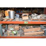 LOT/ CONTENTS OF BUNK - INCLUDING HARRINGTON 10 TON HOIST TROLLEY, COLLARS, SKF COMPONENTS,
