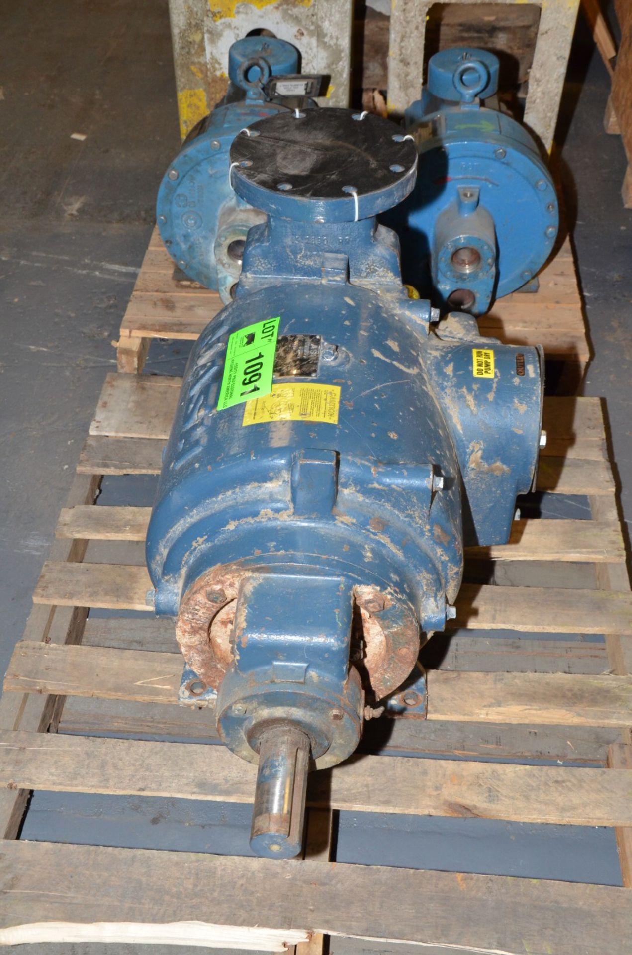 NASH SIZE SC6/7 VACUUM PUMP WITH 1170 RPM RATING, S/N TEST # 98D0517 [RIGGING FEE FOR LOT #1091 - $ - Image 2 of 3