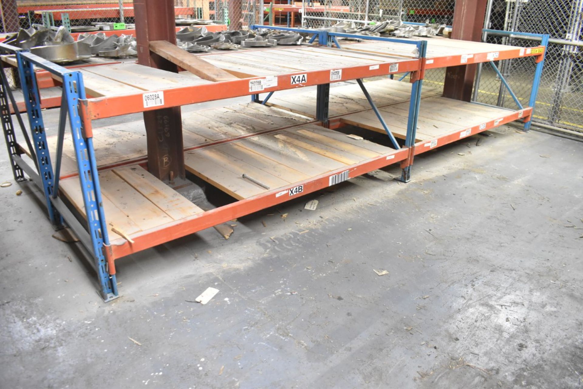 LOT/ (14) SECTIONS OF ADJUSTABLE PALLET RACKING (CONTENTS NOT INCLUDED) (DELAYED DELIVERY) - Image 4 of 7