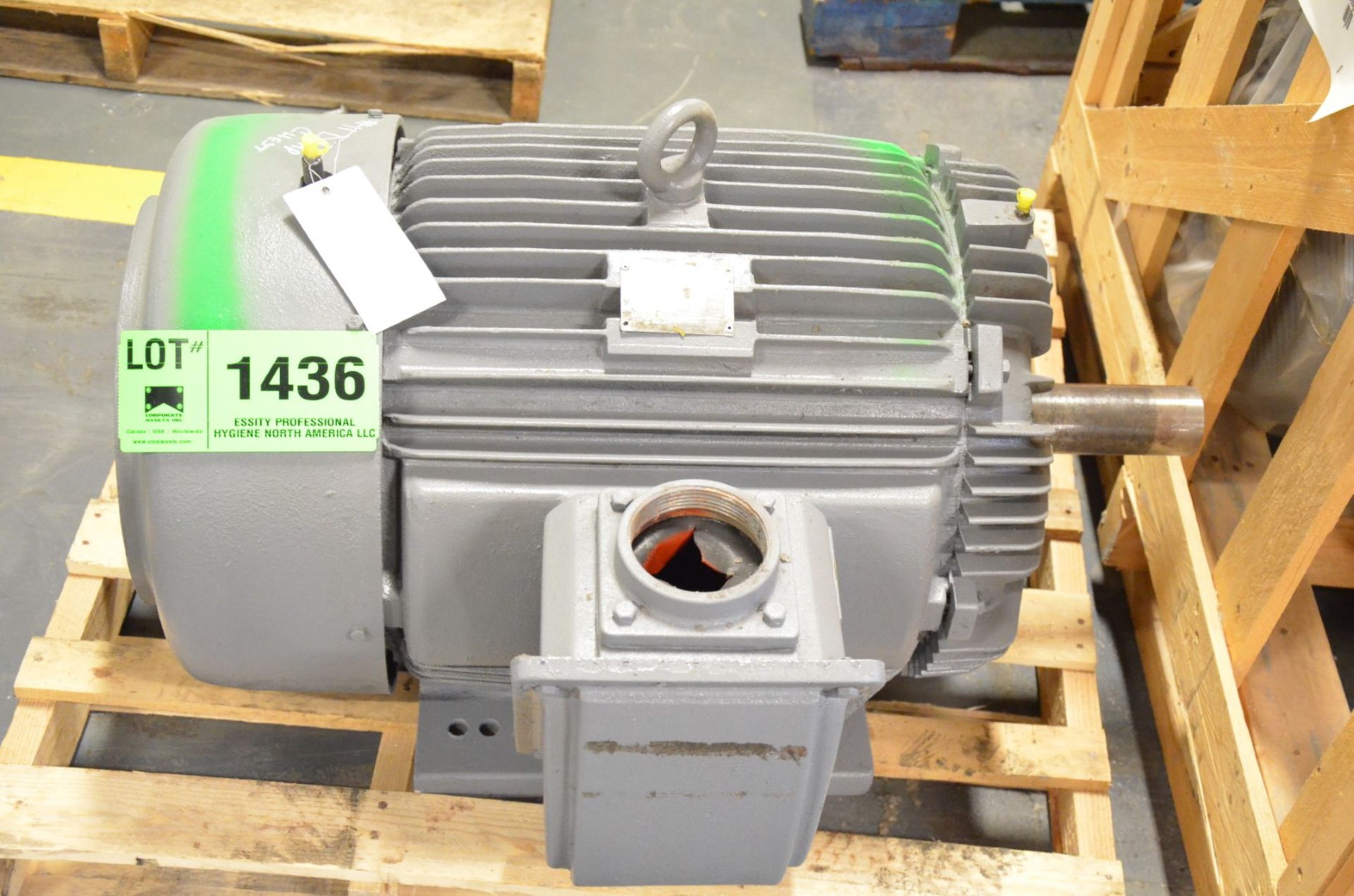 TECO ELECTRIC MOTOR [RIGGING FEE FOR LOT #1436 - $25 USD PLUS APPLICABLE TAXES]