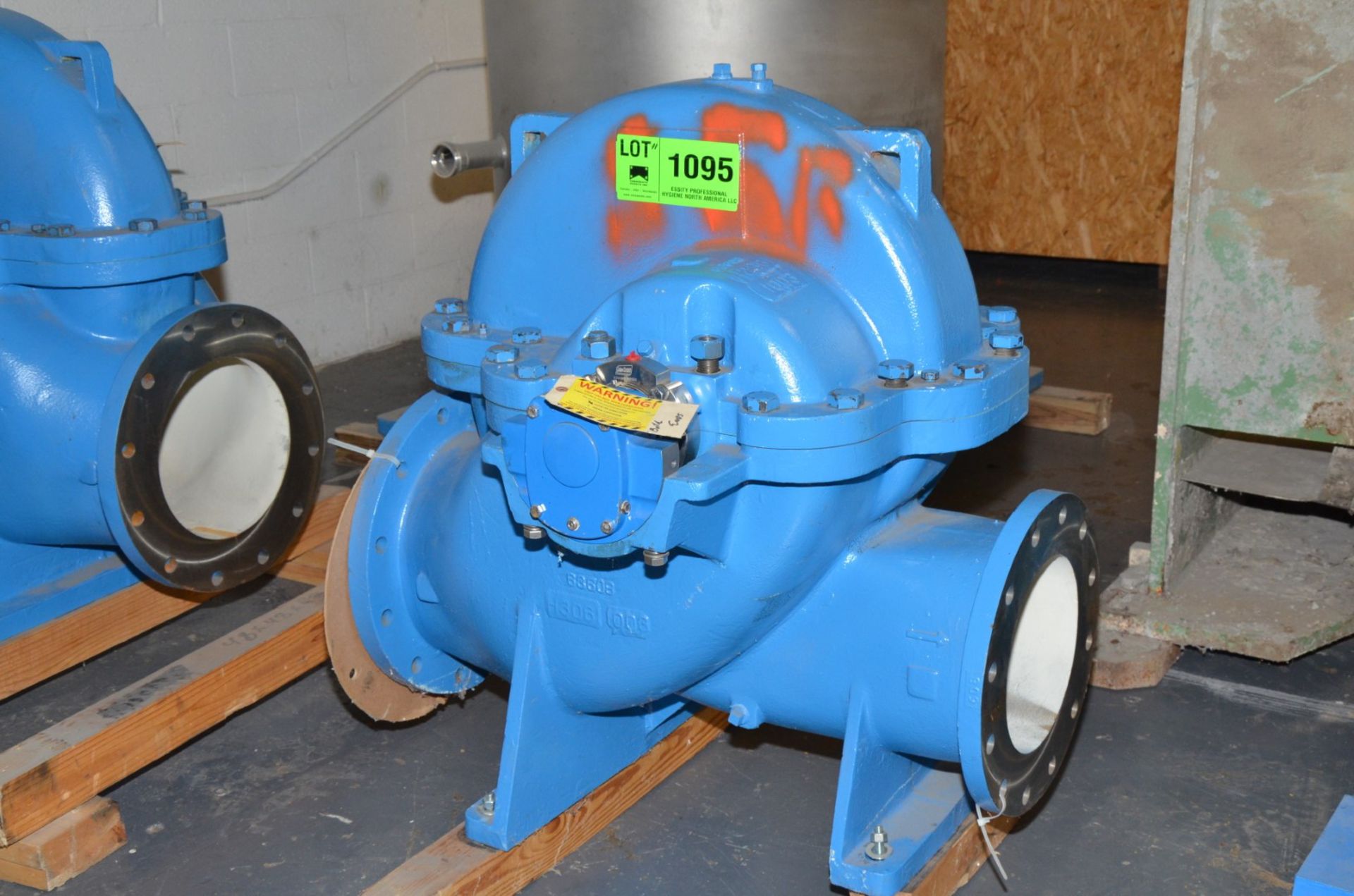 GOULDS FAN PUMP WITH 10" INLET I.D., 12" OUTLET I.D. [RIGGING FEE FOR LOT #1095 - $25 USD PLUS - Image 2 of 5
