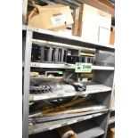 LOT/ REMAINING CONTENTS OF SHELF - INCLUDING SERVO MODULE, CABLE GUARDS, TOWEL GUIDES, SPARE