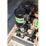 LOT/ (2) GRUNDFOS STAINLESS STEEL PUMP UNITS WITH BALDOR 3/4HP MOTORS, S/N N/A [RIGGING FEES FOR LOT