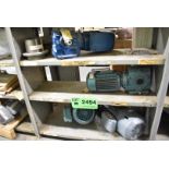 LOT/ CONTENTS OF (3) SHELVES - INCLUDING SPARE MOTORS & GEARBOXES [RIGGING FEES FOR LOT #2494 - $TBD