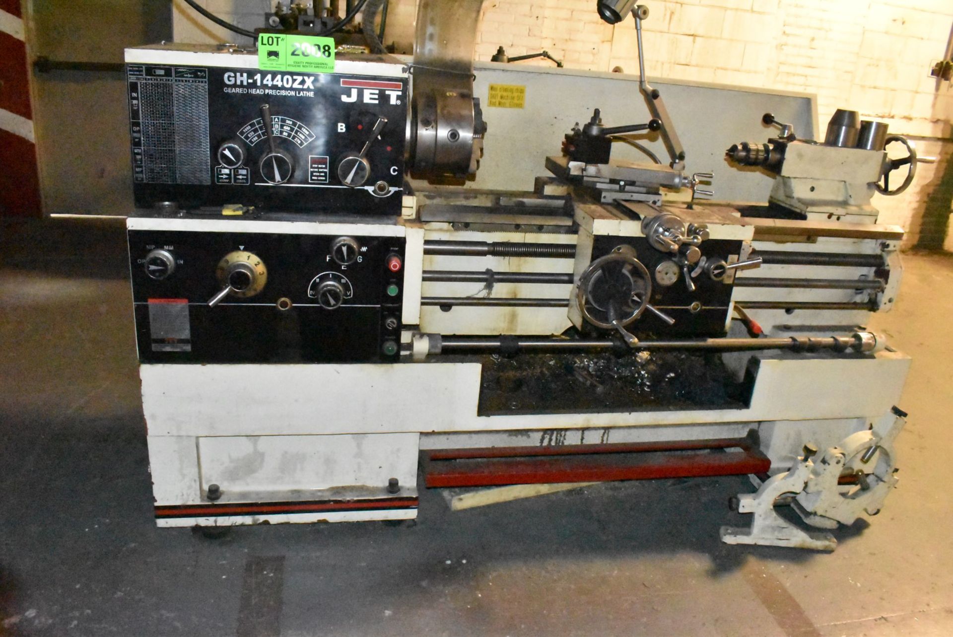 JET (2010) GH-1440ZX GAP BED ENGINE LATHE WITH 14" SWING OVER BED, 23" SWING IN THE GAP, 40" BETWEEN - Image 3 of 16