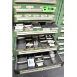 LOT/ CONTENTS OF CABINET - INCLUDING AUTOMATION COMPONENTS, AIR CYLINDERS, OIL SEALS, MOUNTS &