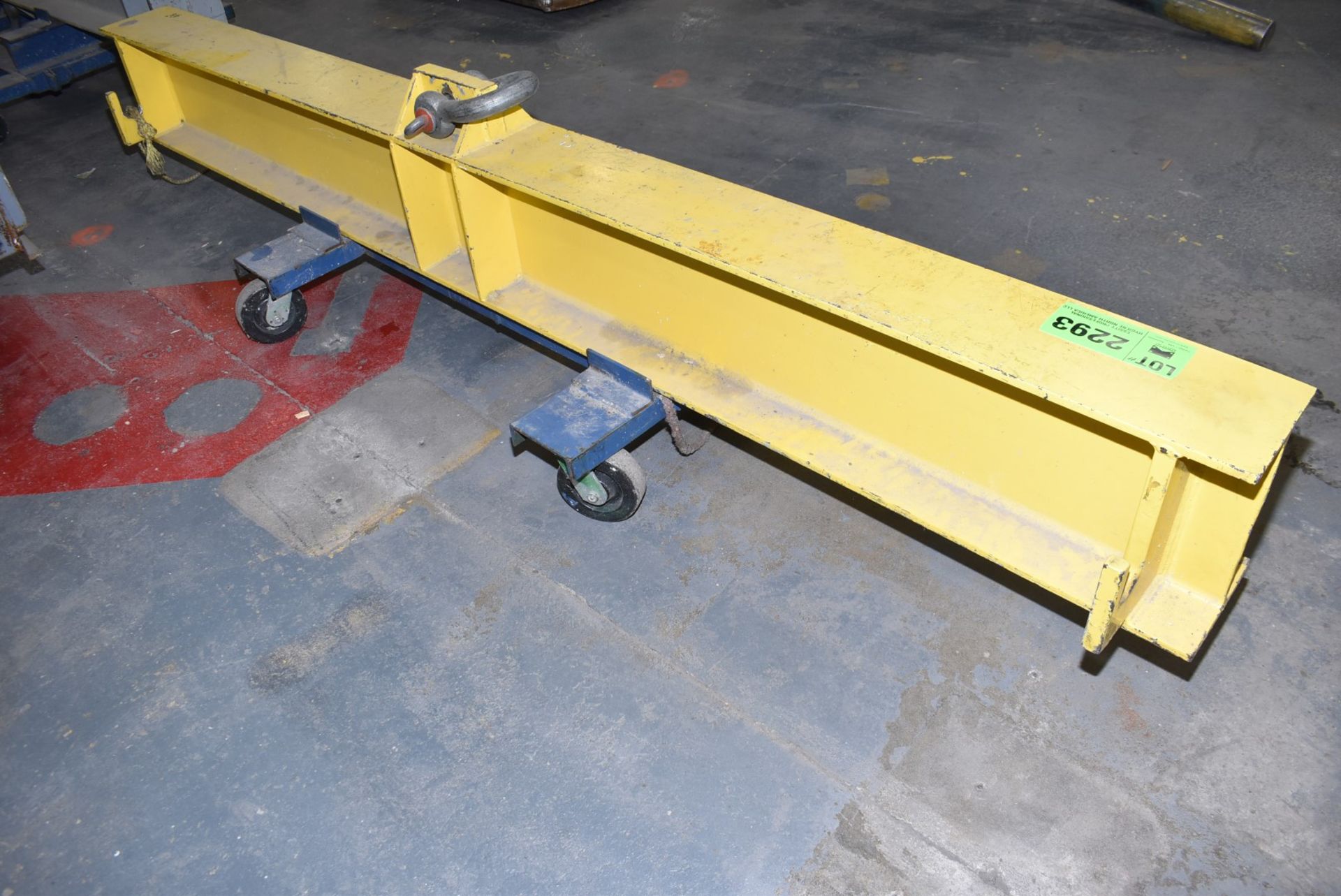 LOT/ SPREADER BEAM WITH 116" SPAN & CART [RIGGING FEES FOR LOT #2293 - $50 USD PLUS APPLICABLE - Image 2 of 2