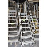 COTTERMAN 80" ROLLING SHOP LADDER [RIGGING FEES FOR LOT #2307 - $50 USD PLUS APPLICABLE TAXES]