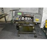 ARMSTRONG BLUM SPARTAN 812M PORTABLE HORIZONTAL BAND SAW WITH 8"X12" CAPACITY, MANUAL VISE, COOLANT,