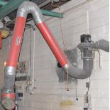 LINCOLN ELECTRIC SNORKEL TYPE WALL MOUNTED FUME EXTRACTOR S/N N/A (CI) [RIGGING FEES FOR LOT #2039 -