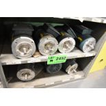 LOT/ CONTENTS OF (2) SHELVES - SPARE MOTORS [RIGGING FEES FOR LOT #2452 - $TBD USD PLUS APPLICABLE