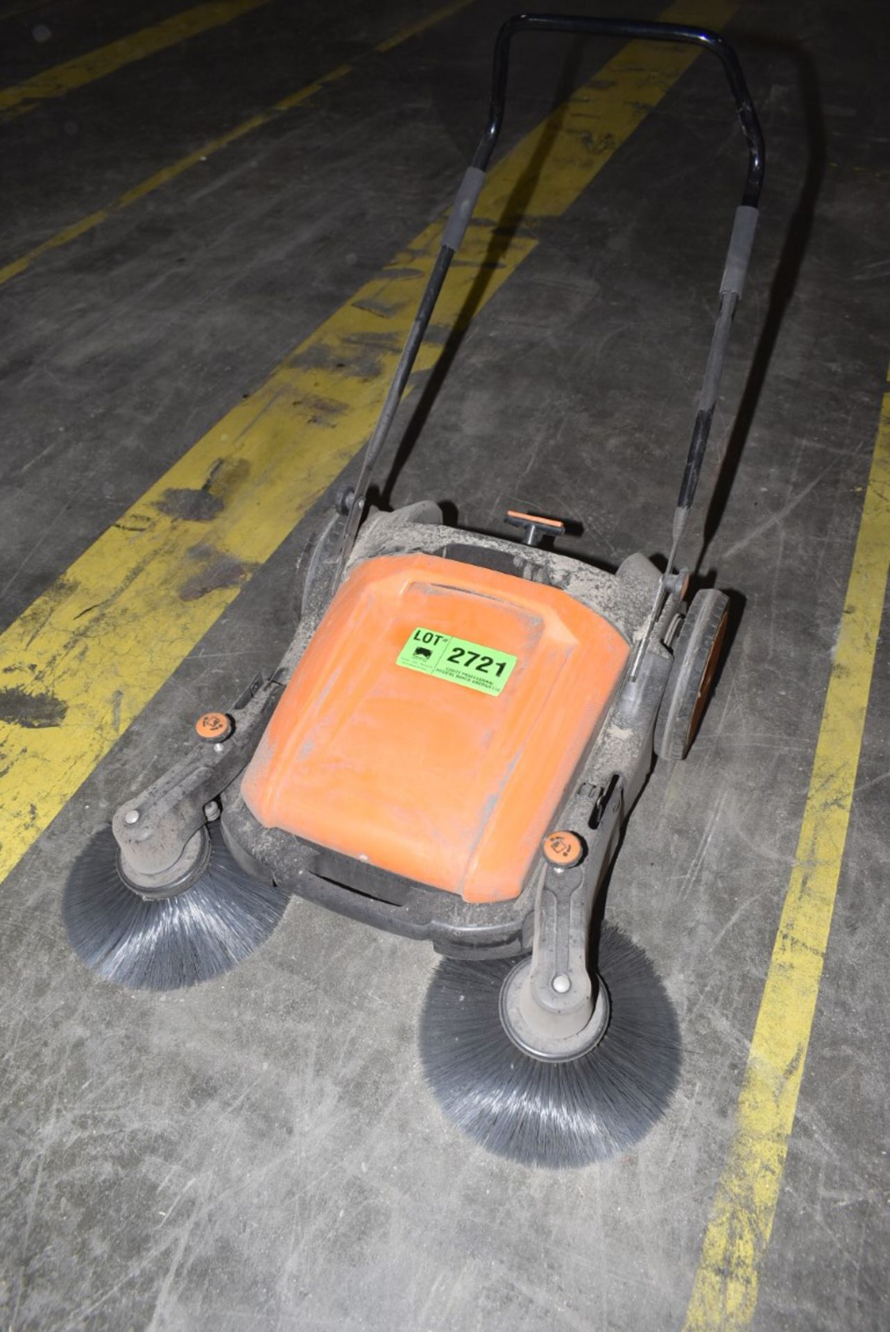 WALK-BEHIND FLOOR SWEEPER [RIGGING FEES FOR LOT #2721 - $25 USD PLUS APPLICABLE TAXES]