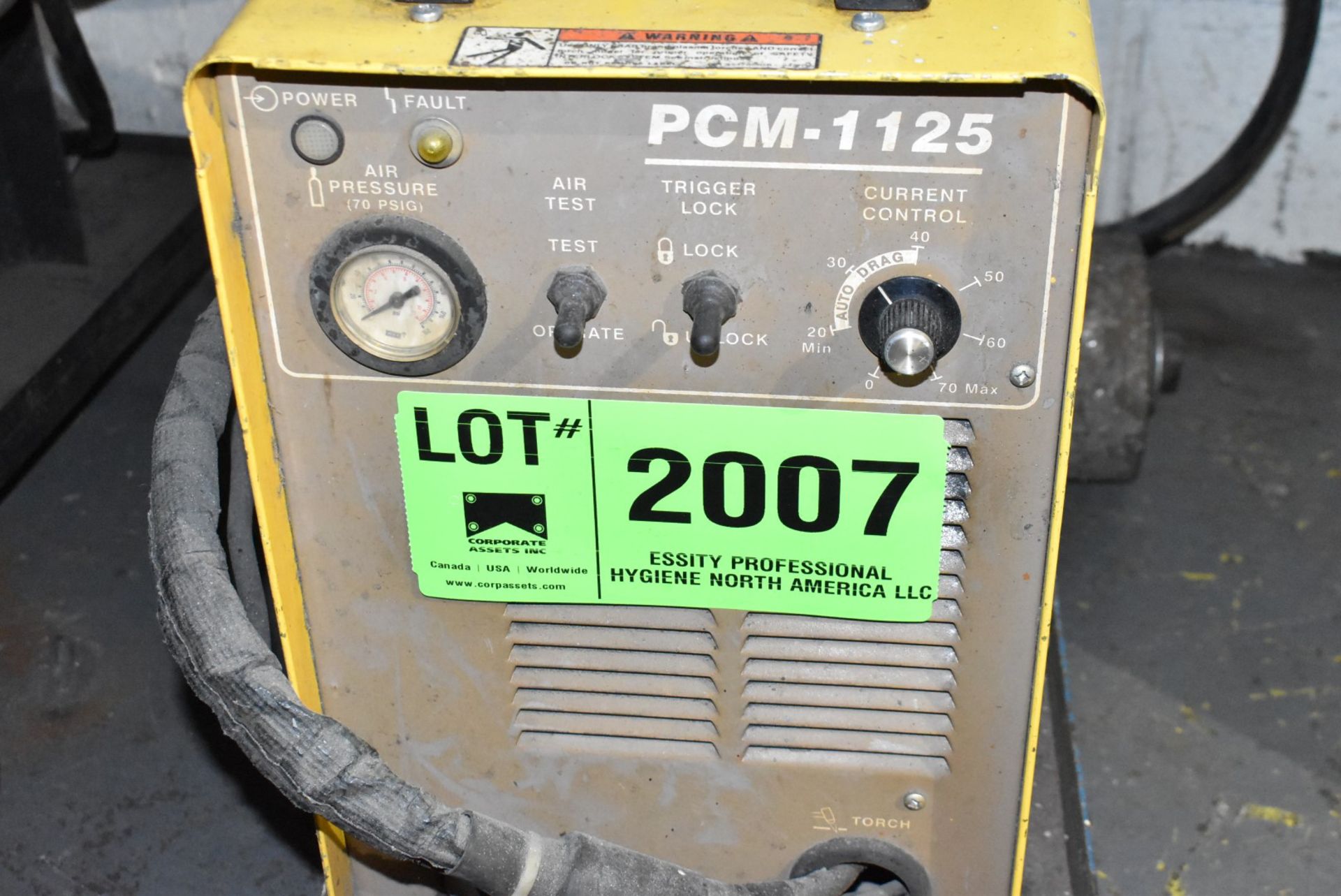 ESAB PCM-500I PORTABLE PLASMA CUTTERS WITH CABLES AND GUN, S/N N/A (CI) [RIGGING FEES FOR LOT # - Image 2 of 3
