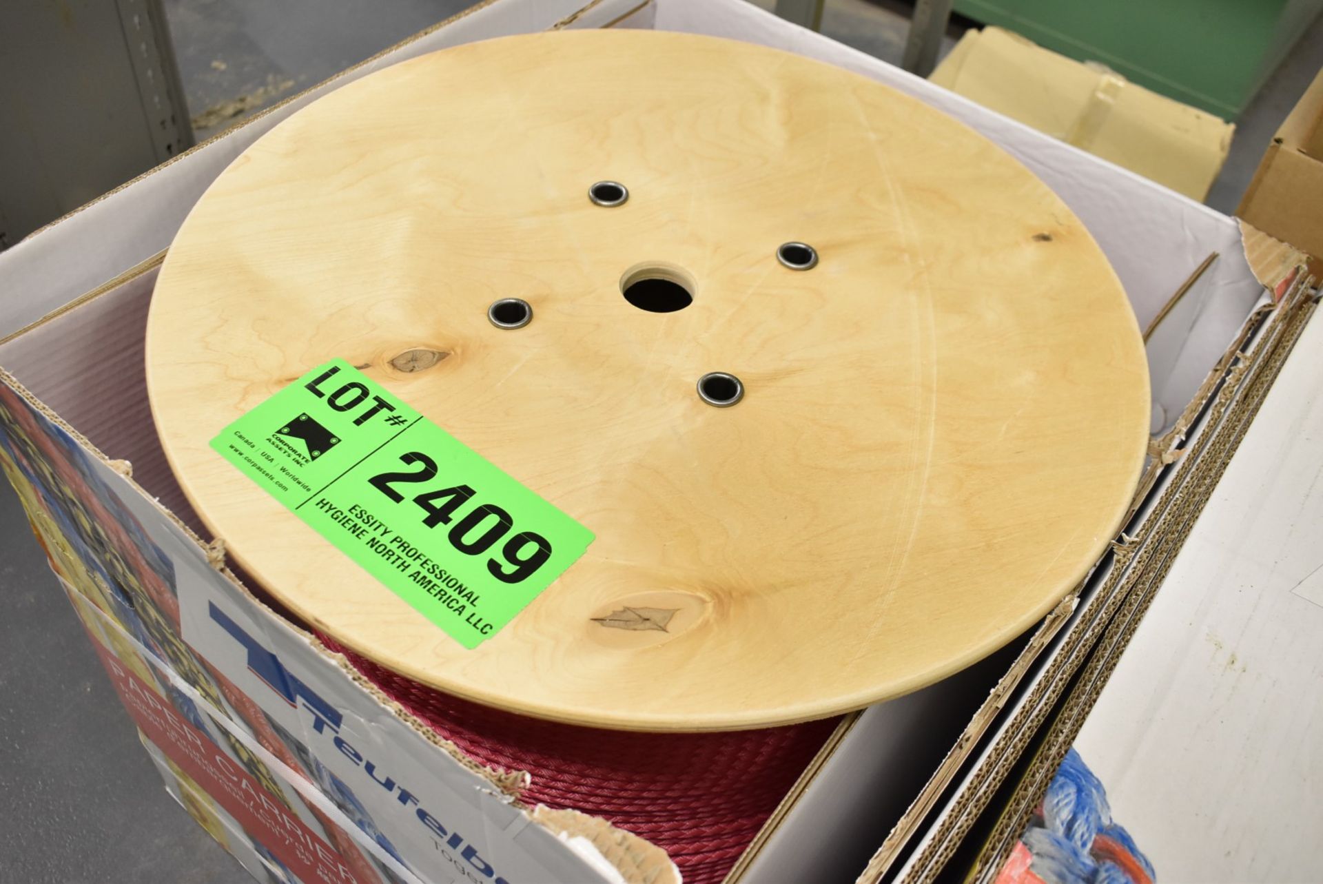 LOT/ (2) SPOOLS OF PAPER CARRIER ROPE (NEW IN BOX) [RIGGING FEES FOR LOT #2409 - $25 USD PLUS - Image 2 of 2
