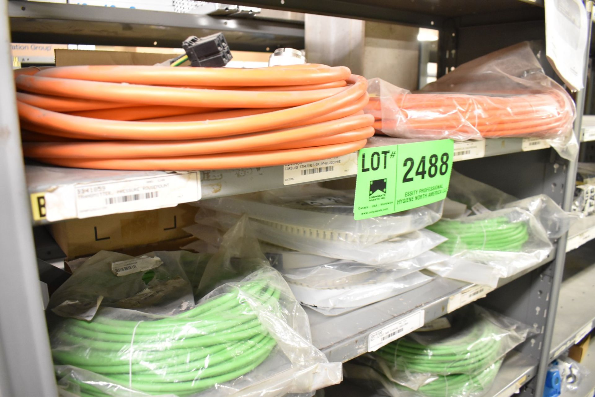 LOT/ CONTENTS OF SHELF - AUTOMATION CABLES, ROSEMOUNT 2" MAGNETIC FLOW METER, SPARE PARTS [RIGGING - Image 3 of 5
