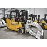 CATERPILLAR (2013) GC55KPRSTR 7,000 LBS. CAPACITY LPG FORKLIFT WITH 172" MAX VERTICAL REACH, 3-STAGE
