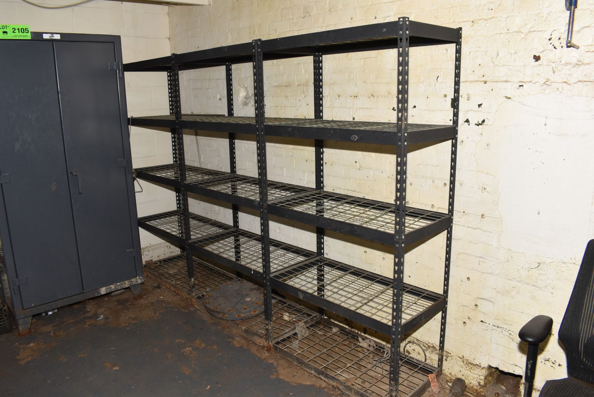 LOT/ (7) SECTIONS OF ADJUSTABLE SHELVING [RIGGING FEES FOR LOT #2106 - $200 USD PLUS APPLICABLE - Image 2 of 2