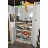 LOT/ HIGH BOY CABINET WITH CONTENTS [RIGGING FEES FOR LOT #2131 - $100 USD PLUS APPLICABLE TAXES]