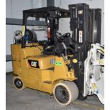 CATERPILLAR (2013) GC55KPRSTR 7,000 LBS. CAPACITY LPG FORKLIFT WITH 172" MAX VERTICAL REACH, 3-STAGE