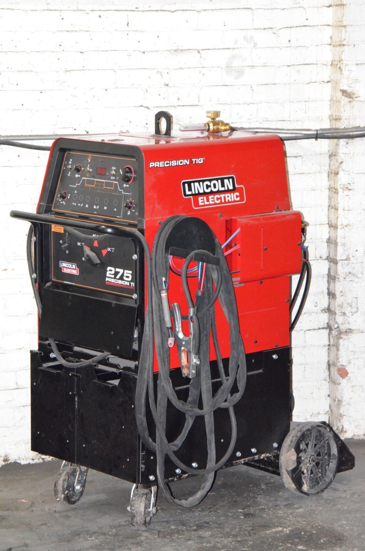 LINCOLN (2022) PRECISION TIG 275 DIGITAL PORTABLE TIG WELDER WITH TORCH, CABLES AND GUN, S/N