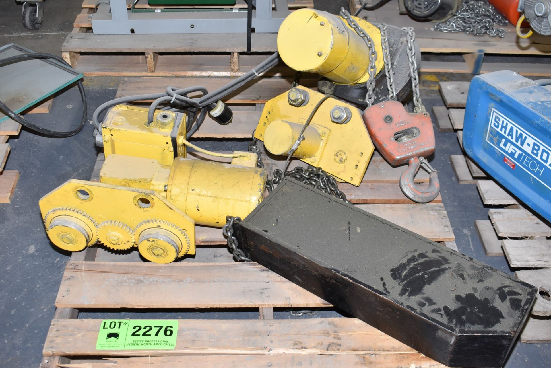 BUDGIT (2007) 3 TON CAPACITY ELECTRIC HOIST WITH TROLLEY, S/N: BEH77395R [RIGGING FEES FOR LOT #2276