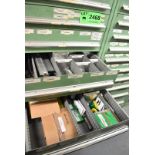 LOT/ CONTENTS OF CABINET - INCLUDING AUTOMATION CABLES, AIR CYLINDERS, LINEAR CYLINDERS, BELTS,