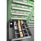 LOT/ CONTENTS OF CABINET - INCLUDING AIR CYLINDERS, AUTOMATION COMPONENTS, CONNECTORS, BELTS,