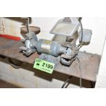 BALDOR 1/3HP DOUBLE END BENCH GRINDER, S/N N/A [RIGGING FEES FOR LOT #2109 - $25 USD PLUS APPLICABLE