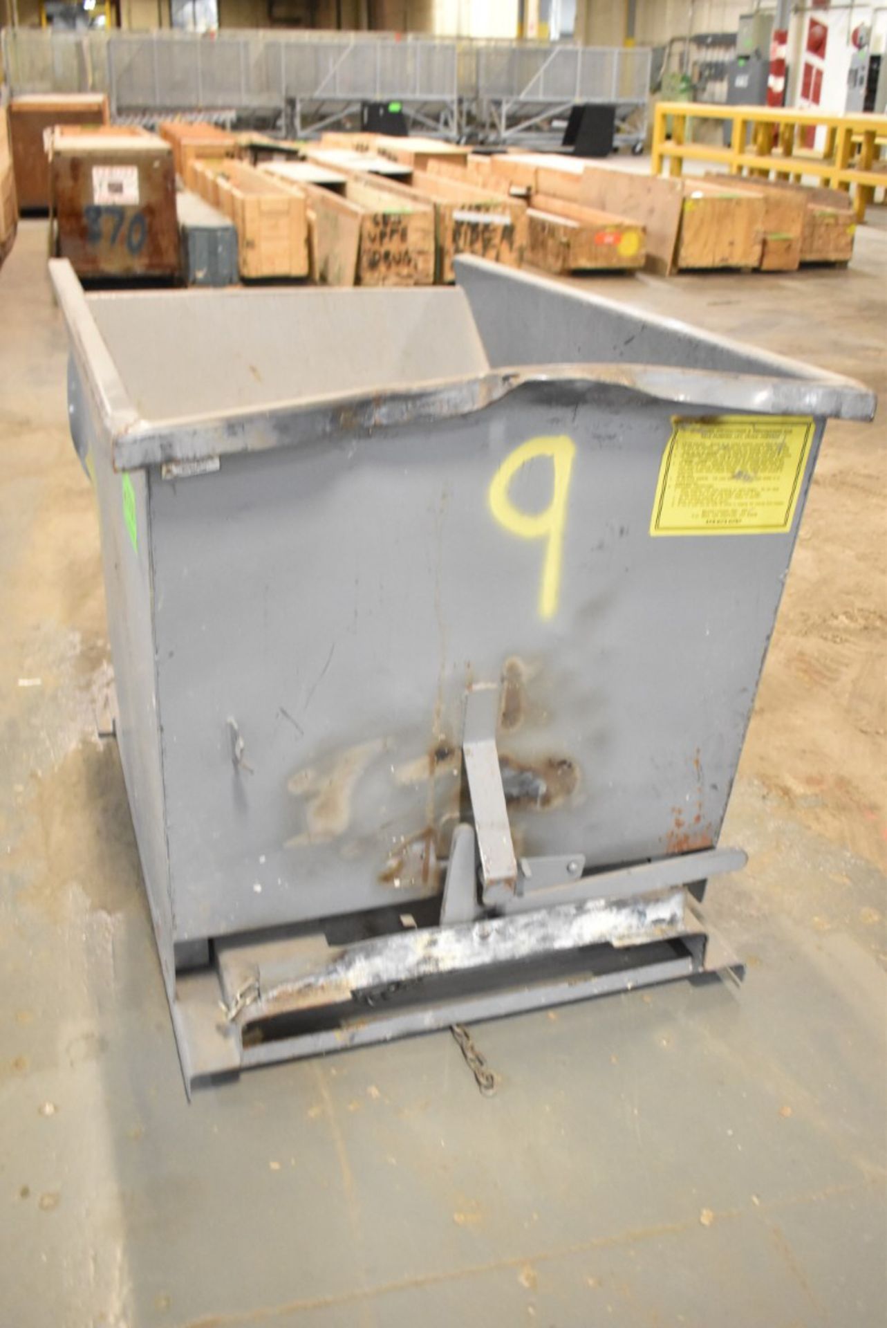 WRIGHT SELF DUMPING HOPPER [RIGGING FEES FOR LOT #2707 - $25 USD PLUS APPLICABLE TAXES] - Image 3 of 3