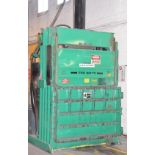 HARMONY SYSTEM TEN SIXTY FRONT LOADING VERTICAL HYDRAULIC BALER COMPACTOR WITH 30" X 60" X 48" MAX