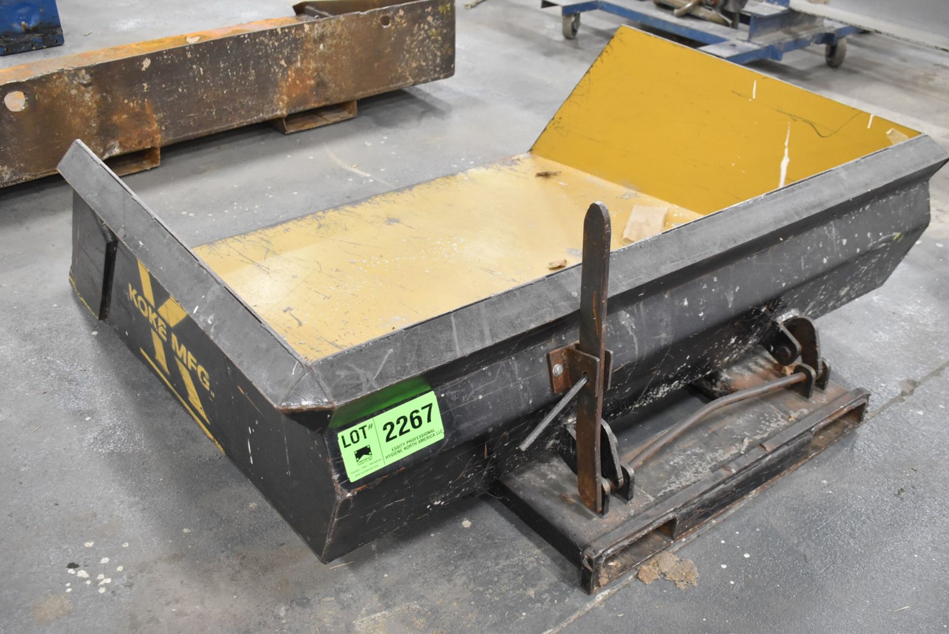 KOKE 64" W FRONT LOADER FORKLIFT ATTACHMENT [RIGGING FEES FOR LOT #2267 - $25 USD PLUS APPLICABLE