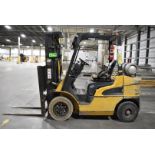CATERPILLAR P5000-LP 4,500 LBS. CAPACITY LPG FORKLIFT WITH 188" MAX VERTICAL REACH, 3-STAGE HIGH