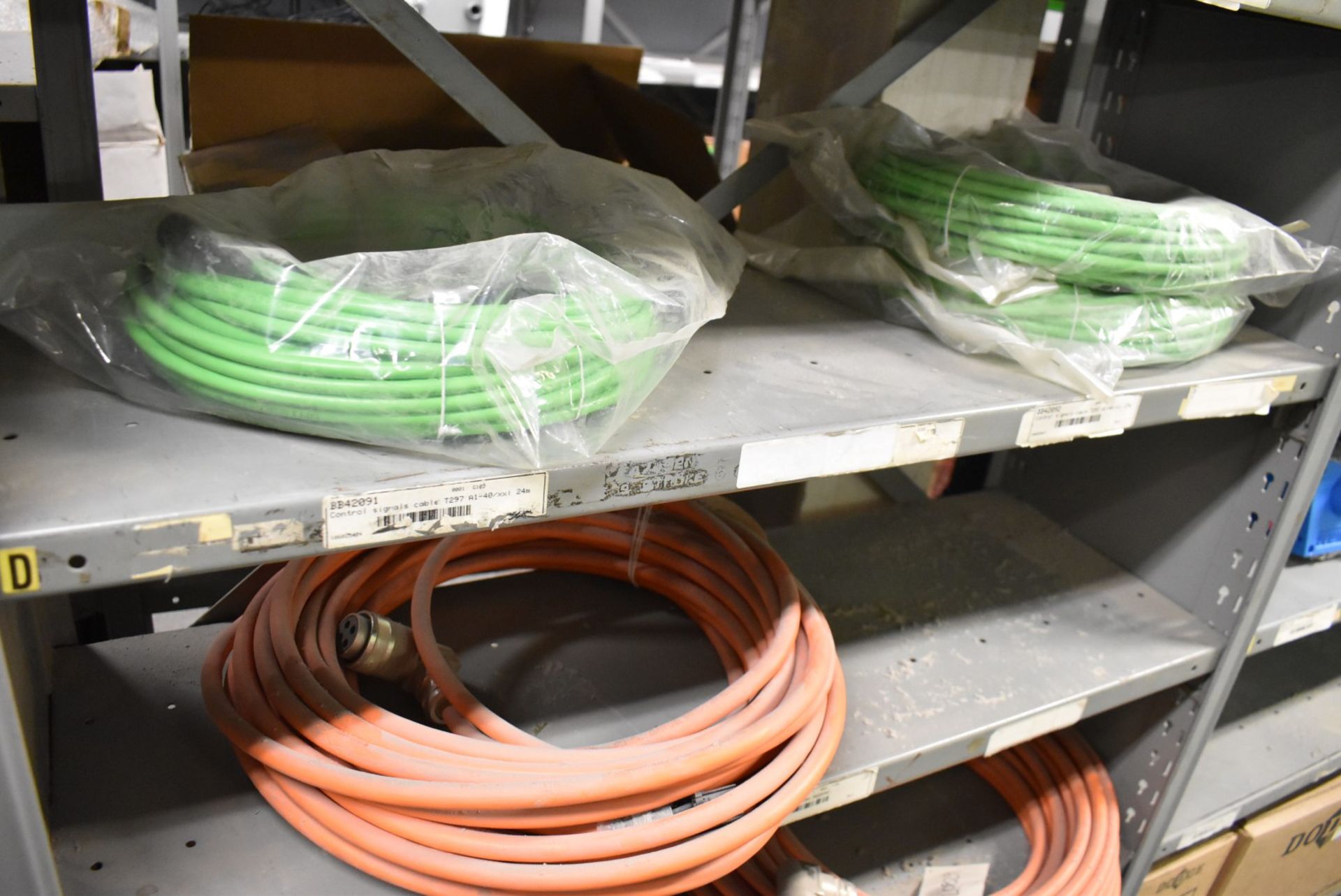 LOT/ CONTENTS OF SHELF - AUTOMATION CABLES, ROSEMOUNT 2" MAGNETIC FLOW METER, SPARE PARTS [RIGGING - Image 4 of 5
