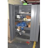 LOT/ HIGH BOY CABINET WITH CONTENTS CONSISTING OF CABLES AND PARTS [RIGGING FEES FOR LOT #2117 - $